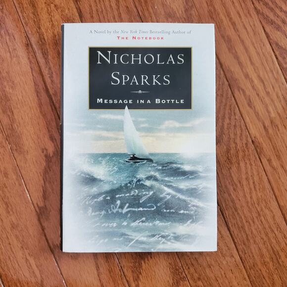 Message In A Bottle Hardback Book Nicholas Sparks - Picture 1 of 4
